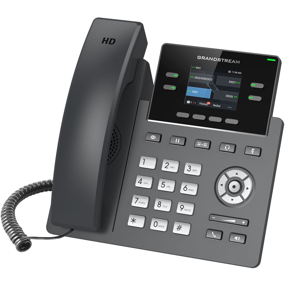 Téléphone IP Grandstream GRP2612P écran couleur