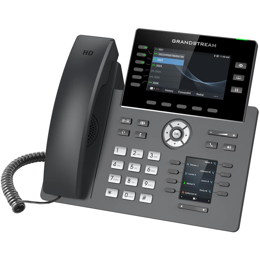 Téléphone IP Grandstream GRP2616 Ecran couleur touches de raccourcis digitales