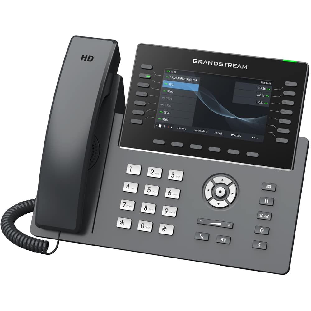 téléphone IP Grandstream GRP2615 clavier et écran couleur