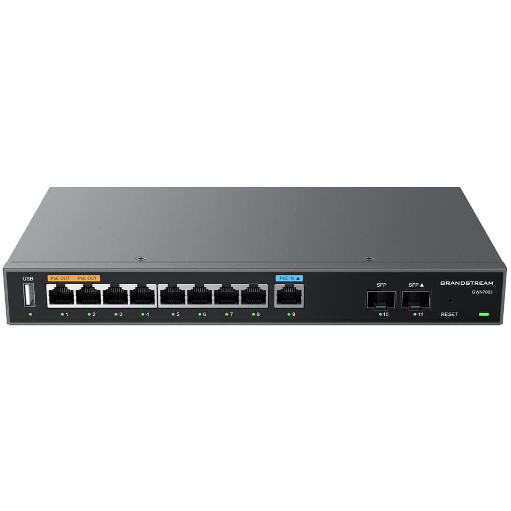 Routeur VPN Grandstream GWN7003 SFP 2.5G vue avant