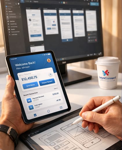 ux ui design pour sites web et applications entreprises Maroc