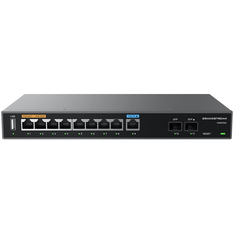 Routeur VPN Grandstream GWN7003 SFP 2.5G Maroc
