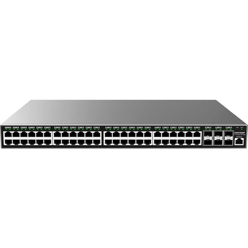 Switch Grandstream GWN7806P switch réseau 48 ports PoE+ entreprise Maroc
